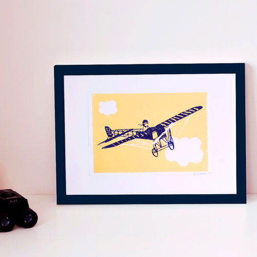 AVION – Linogravure A5