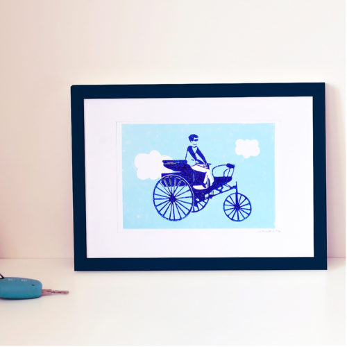 TRICYCLE – Linogravure A5