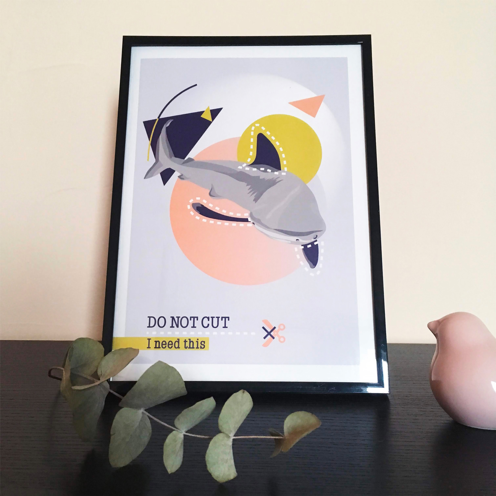 Do Not Cut – Affiche A4 Requin