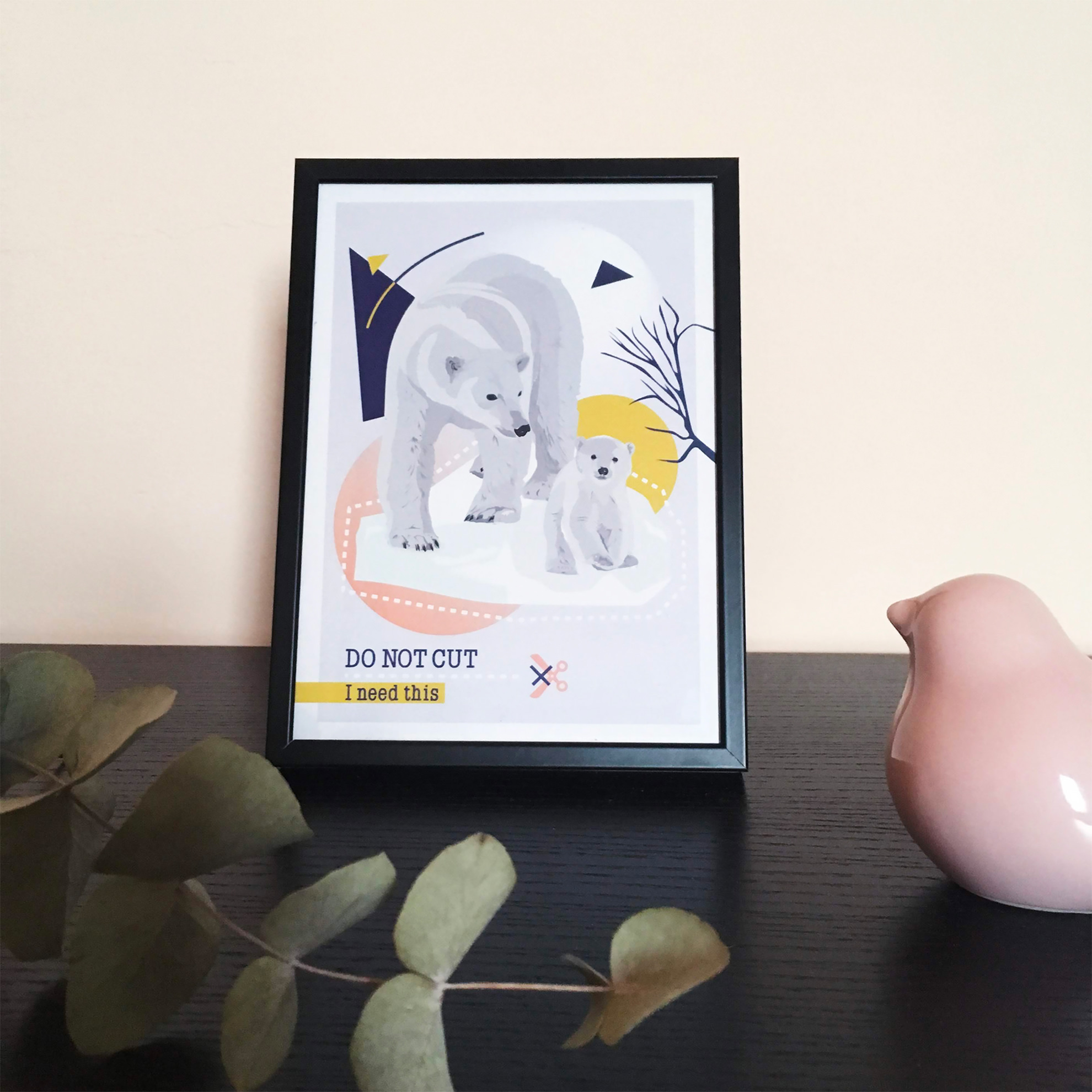 Do Not Cut – Affichette Ours Polaire