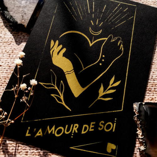 Amour de soi – Sérigraphie ” carte de Tarot” numérotée