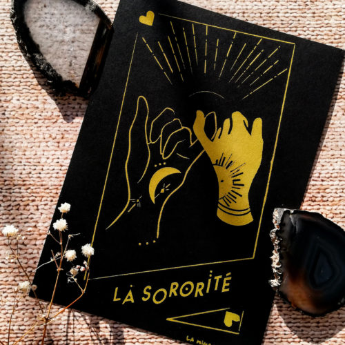 Sororité – Sérigraphie ” carte de Tarot” numérotée